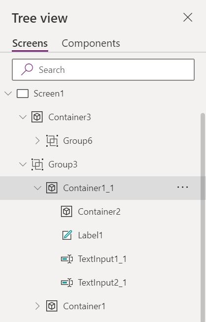 container control nesting