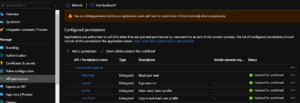 spfx graph api permissions
