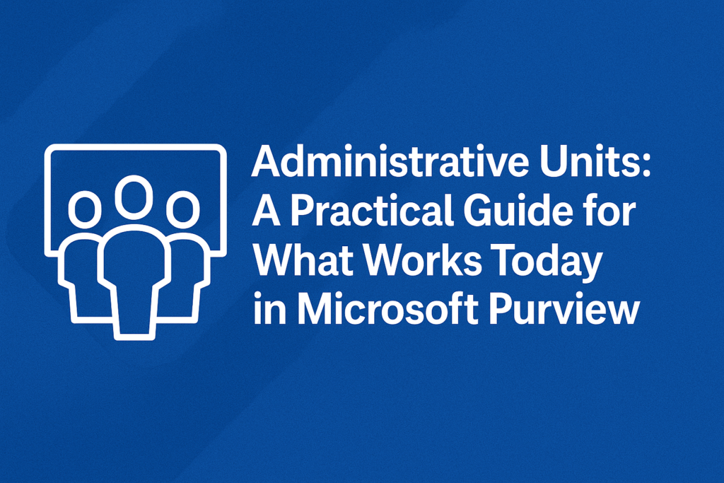 Admin Units